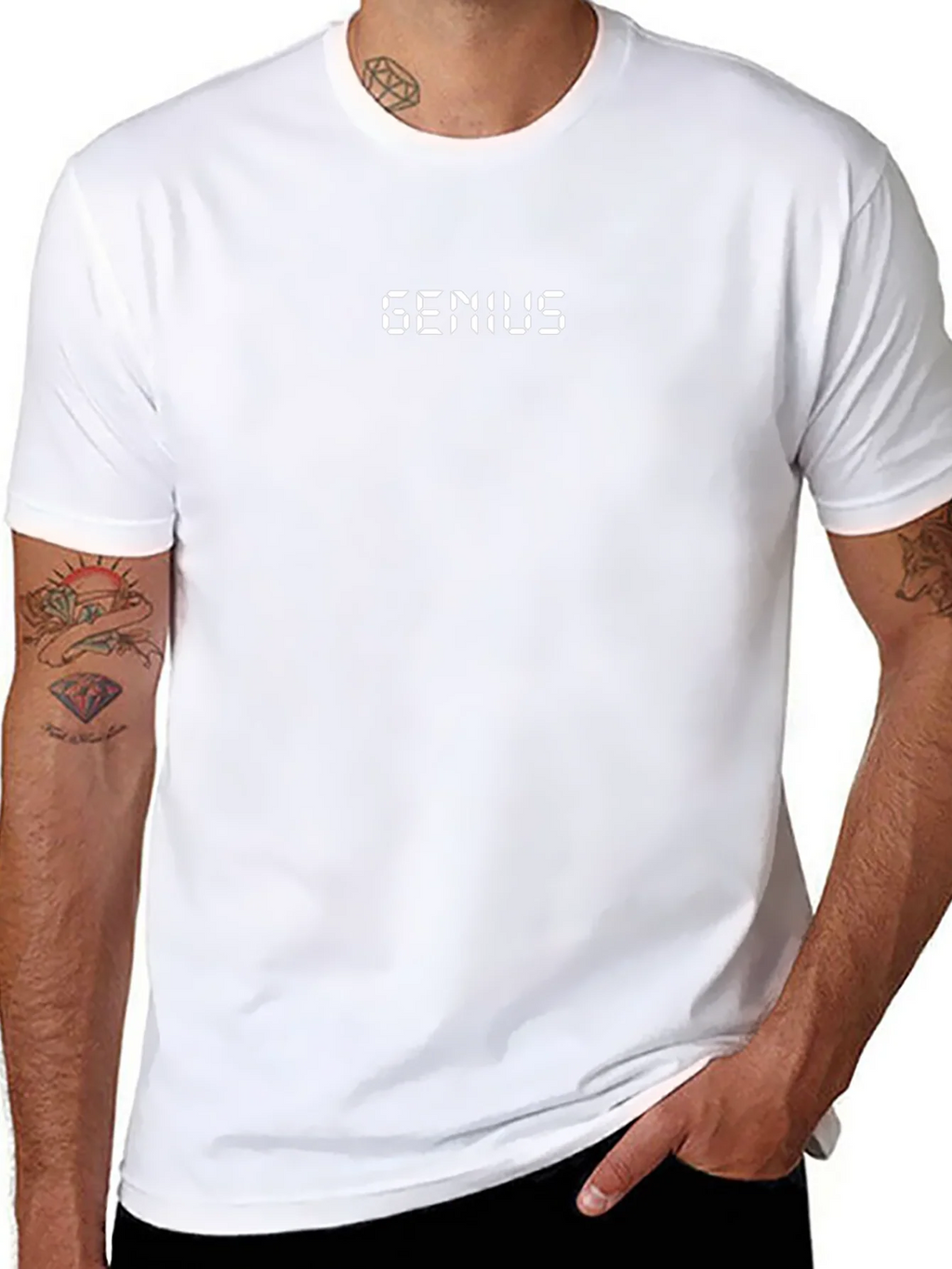 Genius Graphic Tee - Classic Black T-Shirt product image 7