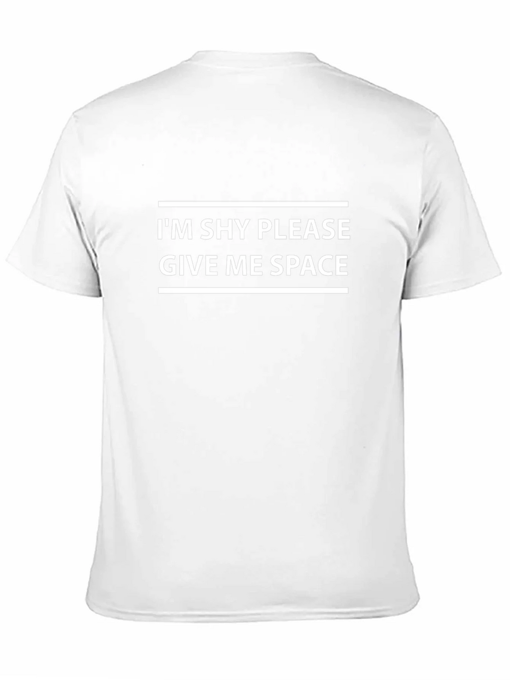Shy Space Black T-Shirt Funny Introvert Tee product image 10
