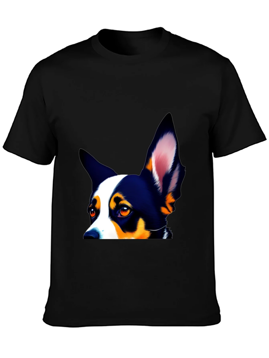 Dog Lovers Tee - Peek-a-Boo Pup Design product image 3