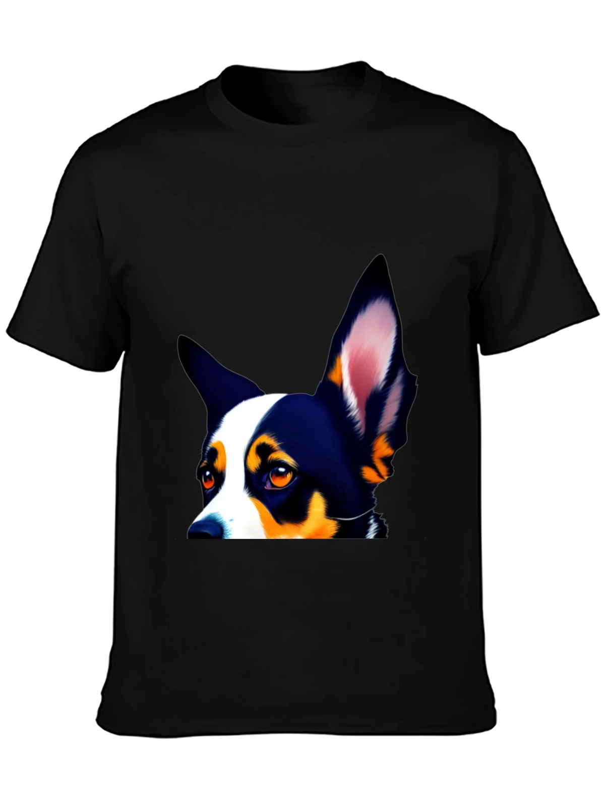 Dog Lovers Tee - Peek-a-Boo Pup Design product image 3