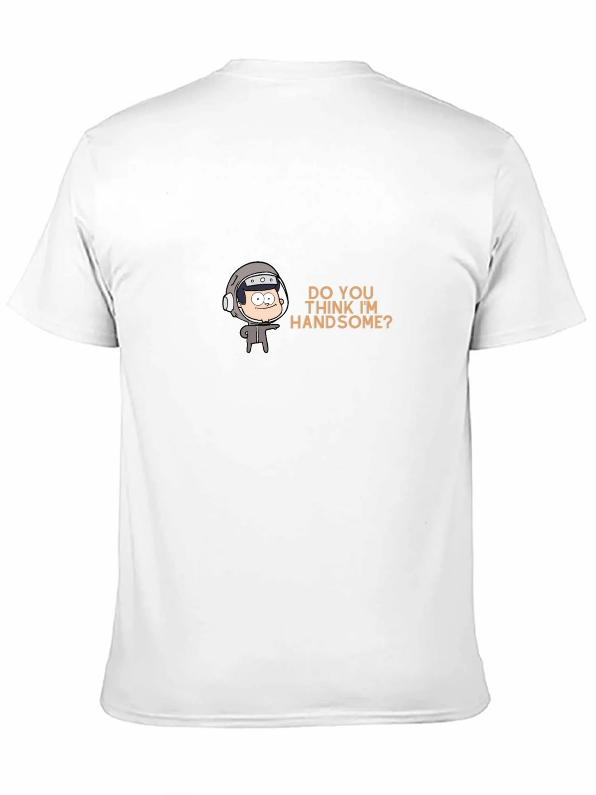 Humorous Cartoon Graphic Tee - Do You Think Im Handsome? product image 10