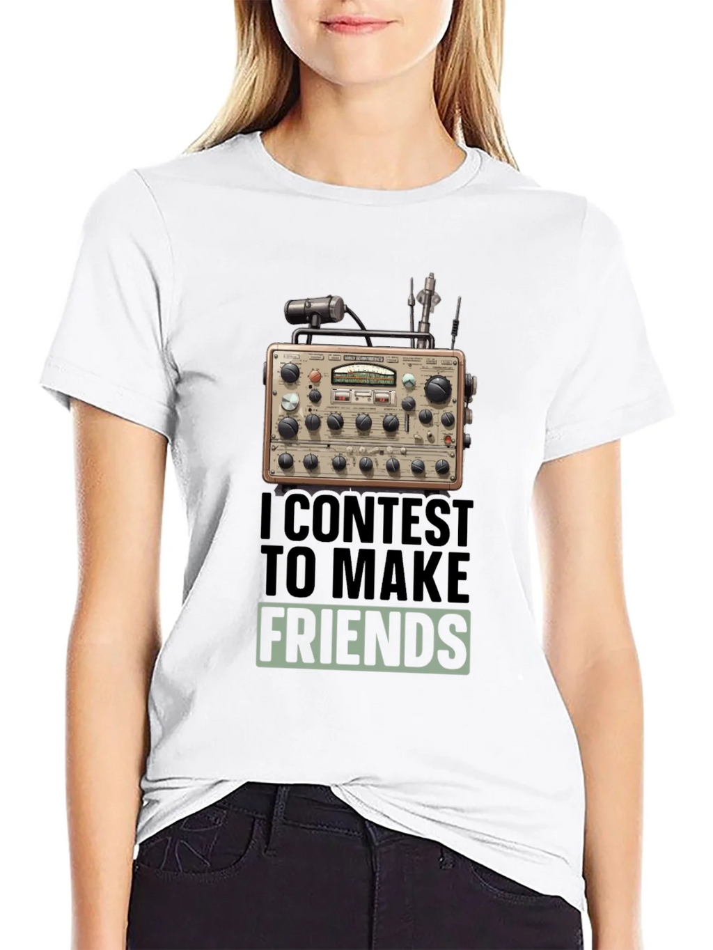 Ham Radio T-Shirt: I Contest to Make Friends product image 8