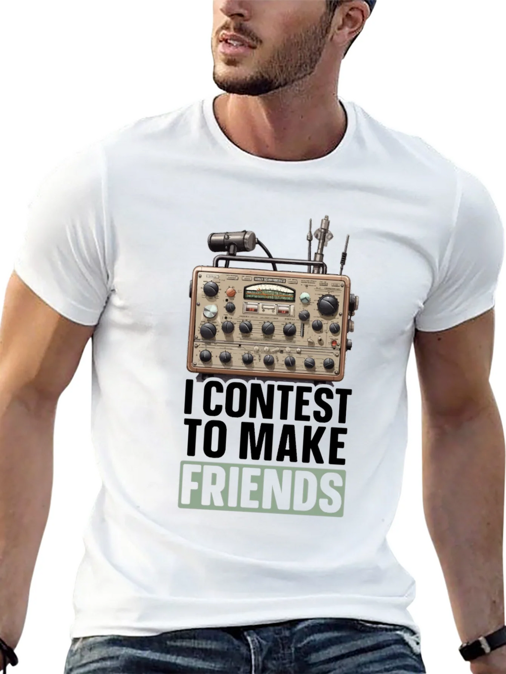 Ham Radio T-Shirt: I Contest to Make Friends product image 12