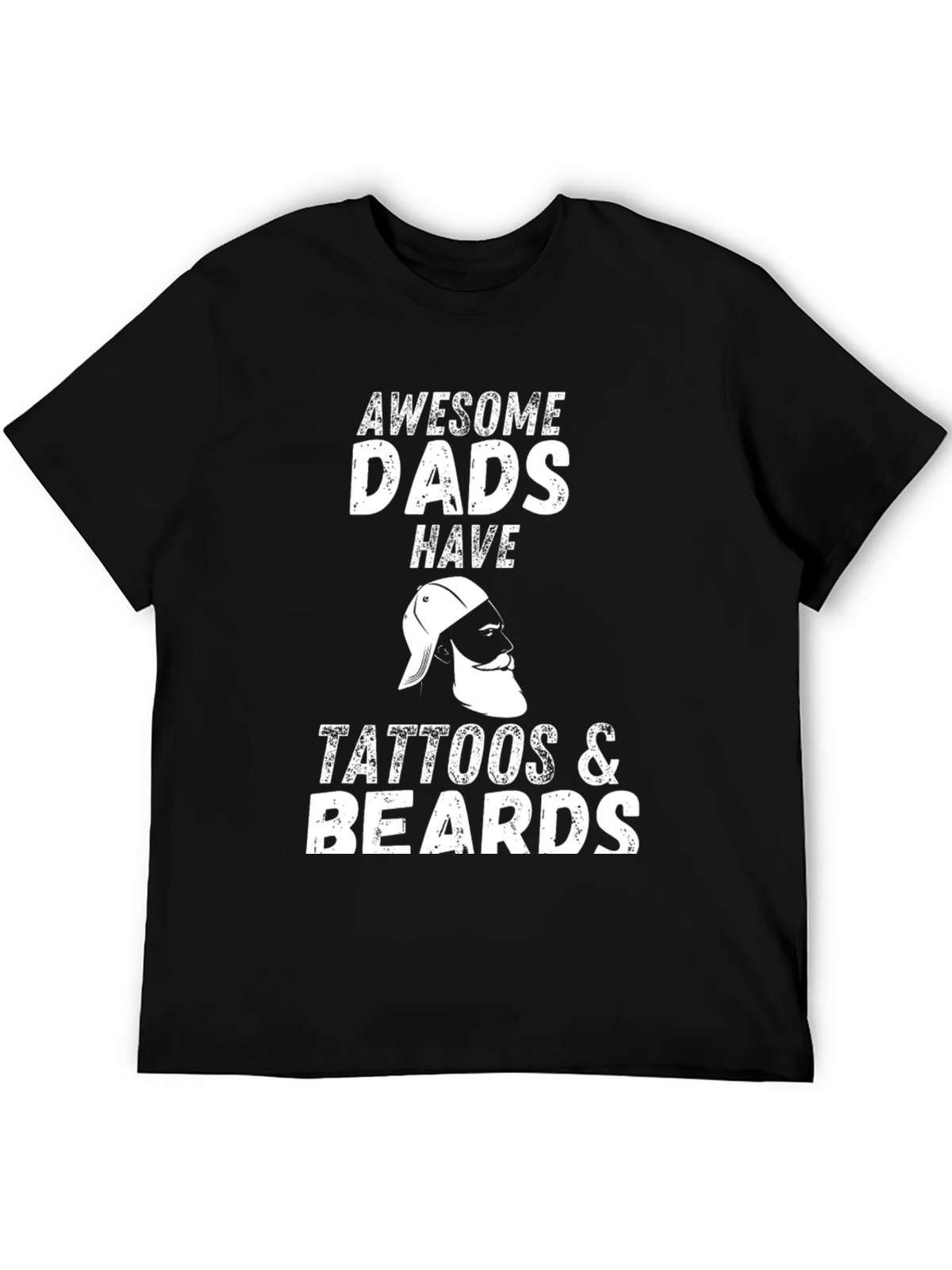 Awesome Dads Tattoos & Beards Graphic Tee product image 5