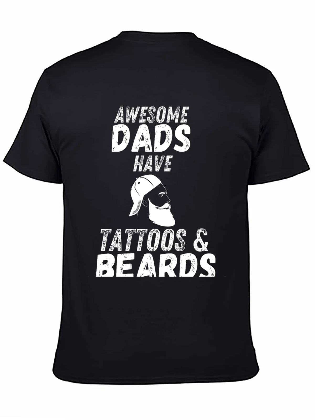 Awesome Dads Tattoos & Beards Graphic Tee product image 4