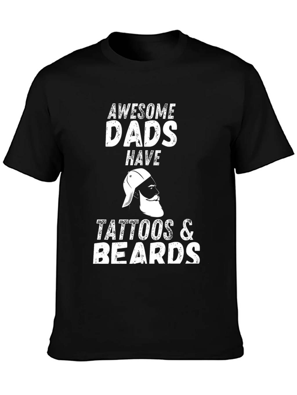 Awesome Dads Tattoos & Beards Graphic Tee product image 3