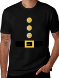Novelty Button and Belt Graphic T-Shirt product image 1