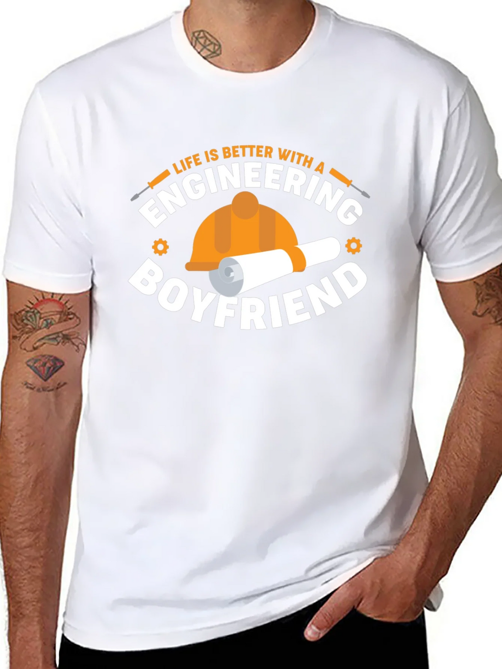 Engineering Boyfriend T-Shirt: Life is Better With! product image 7