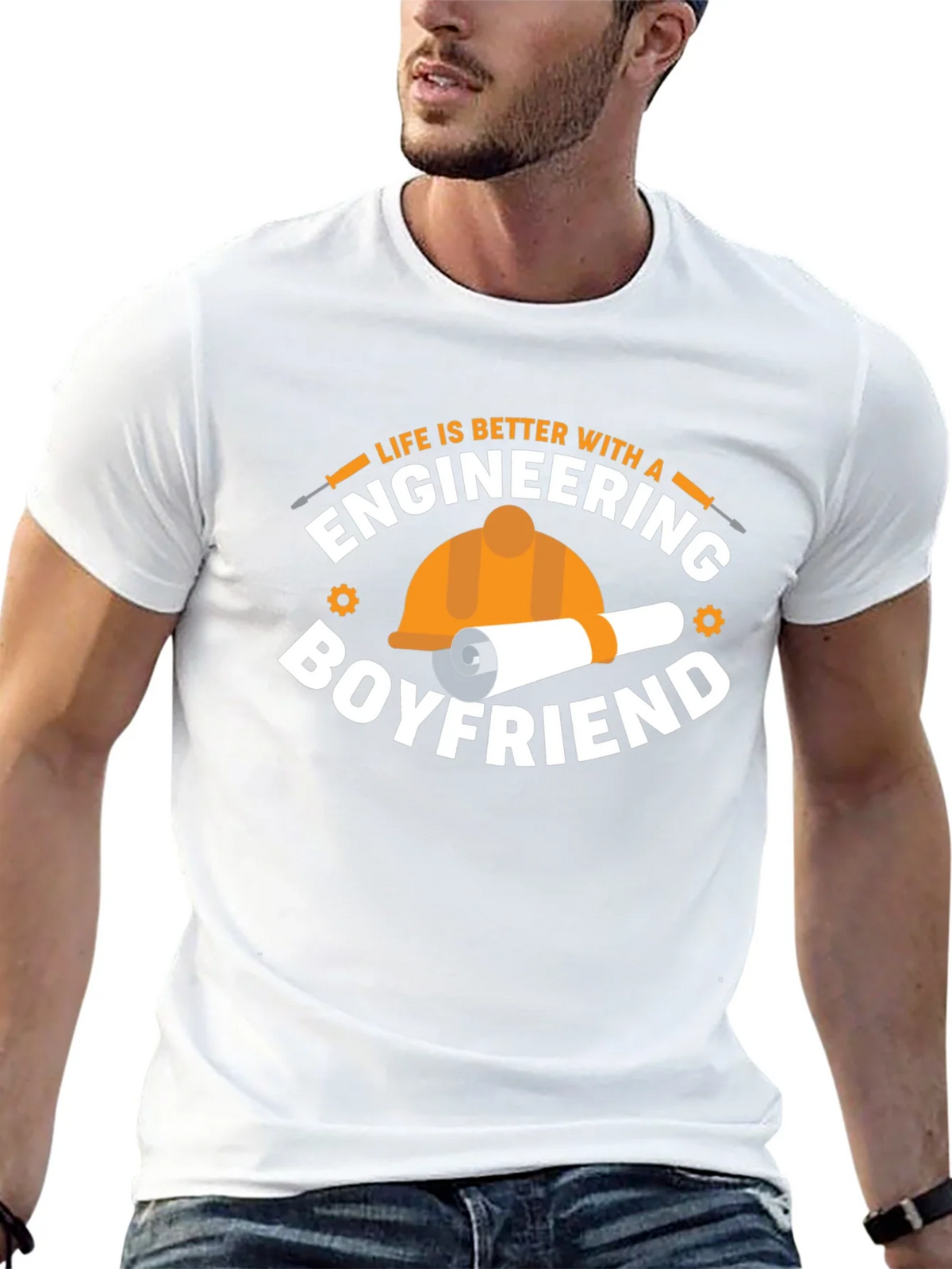 Engineering Boyfriend T-Shirt: Life is Better With! product image 12
