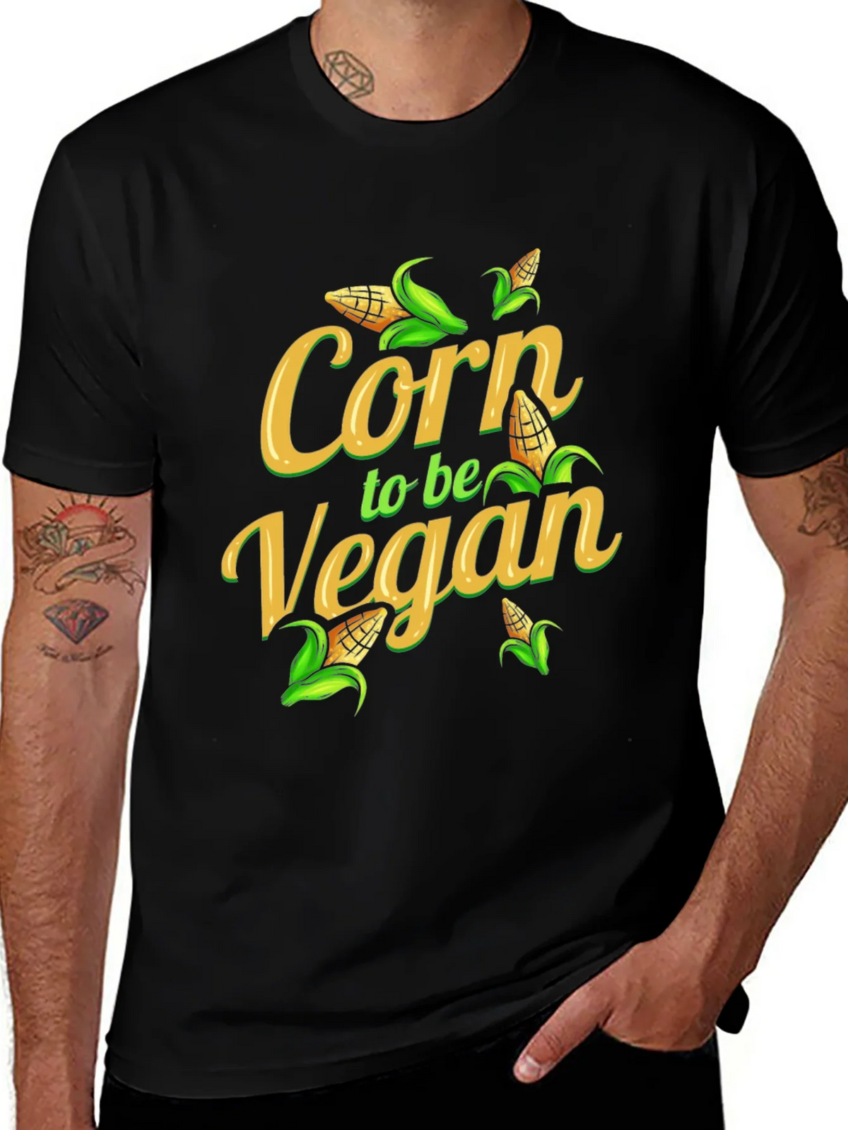 Corn to be Vegan T-Shirt product image 1