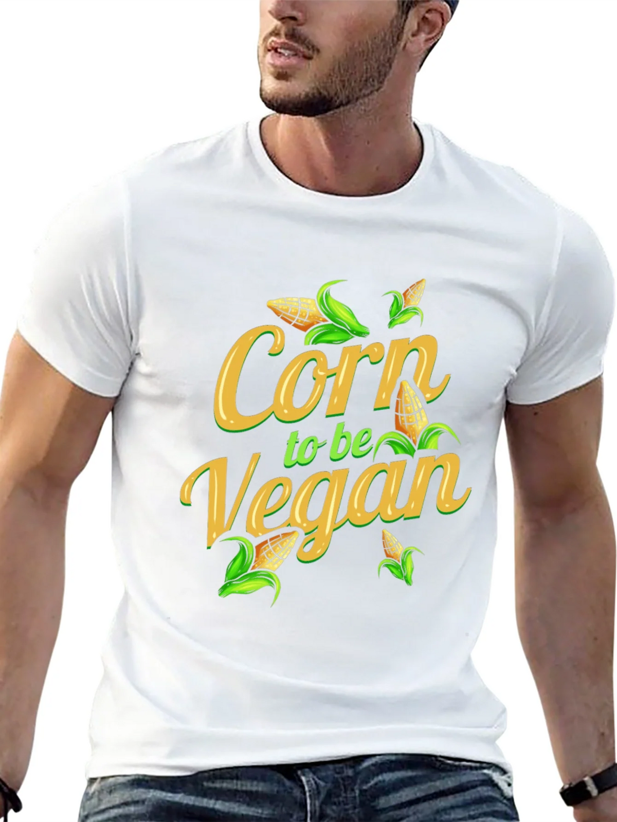 Corn to be Vegan T-Shirt product image 12