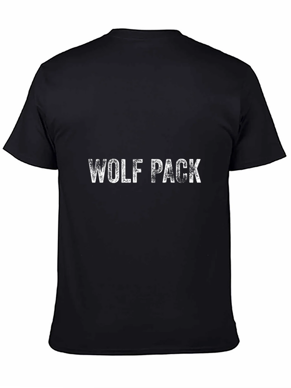 Wolf Pack Graphic Tee - Black Cotton Blend product image 4
