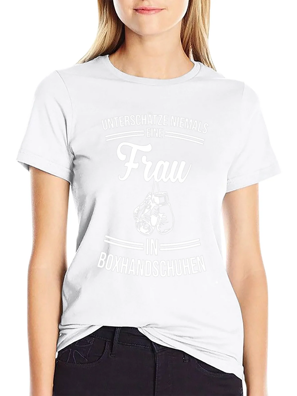 Womens Boxing Gloves Graphic T-Shirt product image 8