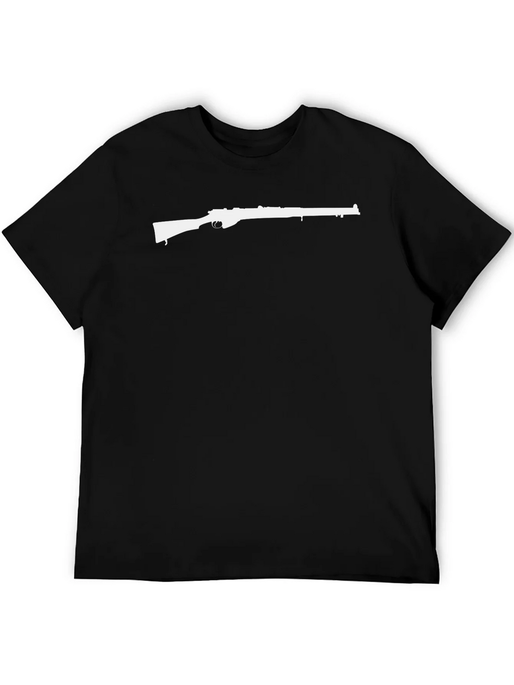 Rifle Graphic Tee - Black Cotton T-Shirt product image 5