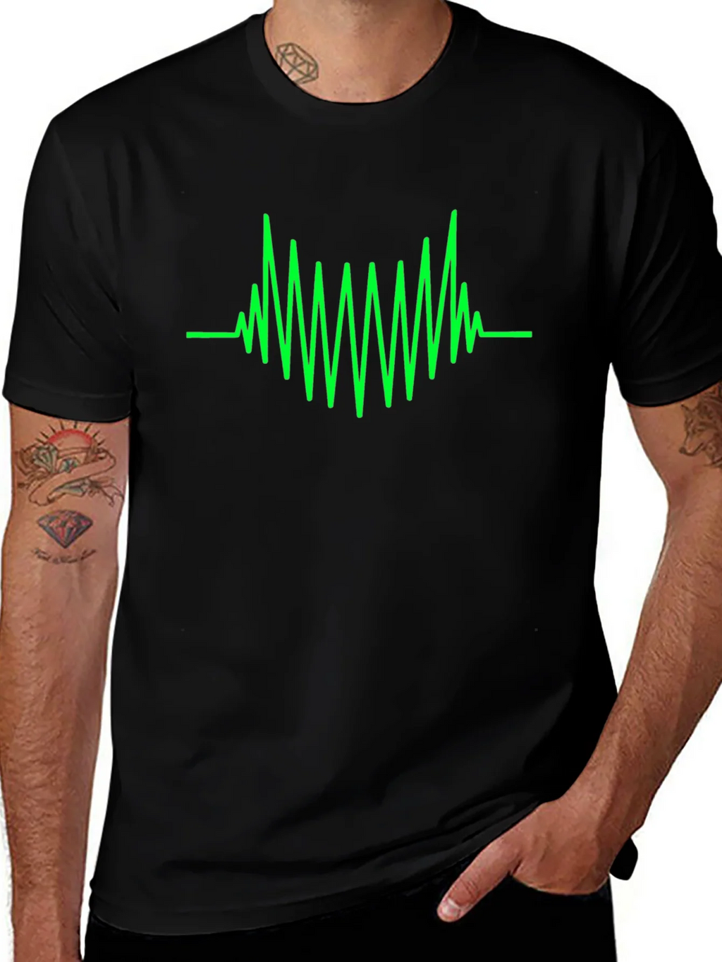 Electrocardiogram Graphic T-Shirt product image 1