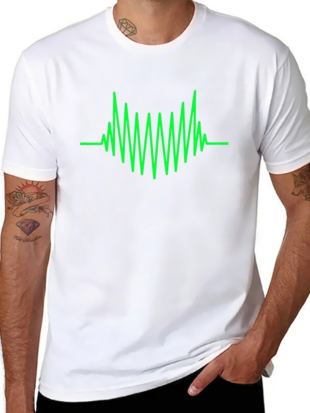 Electrocardiogram Graphic T-Shirt product image 7