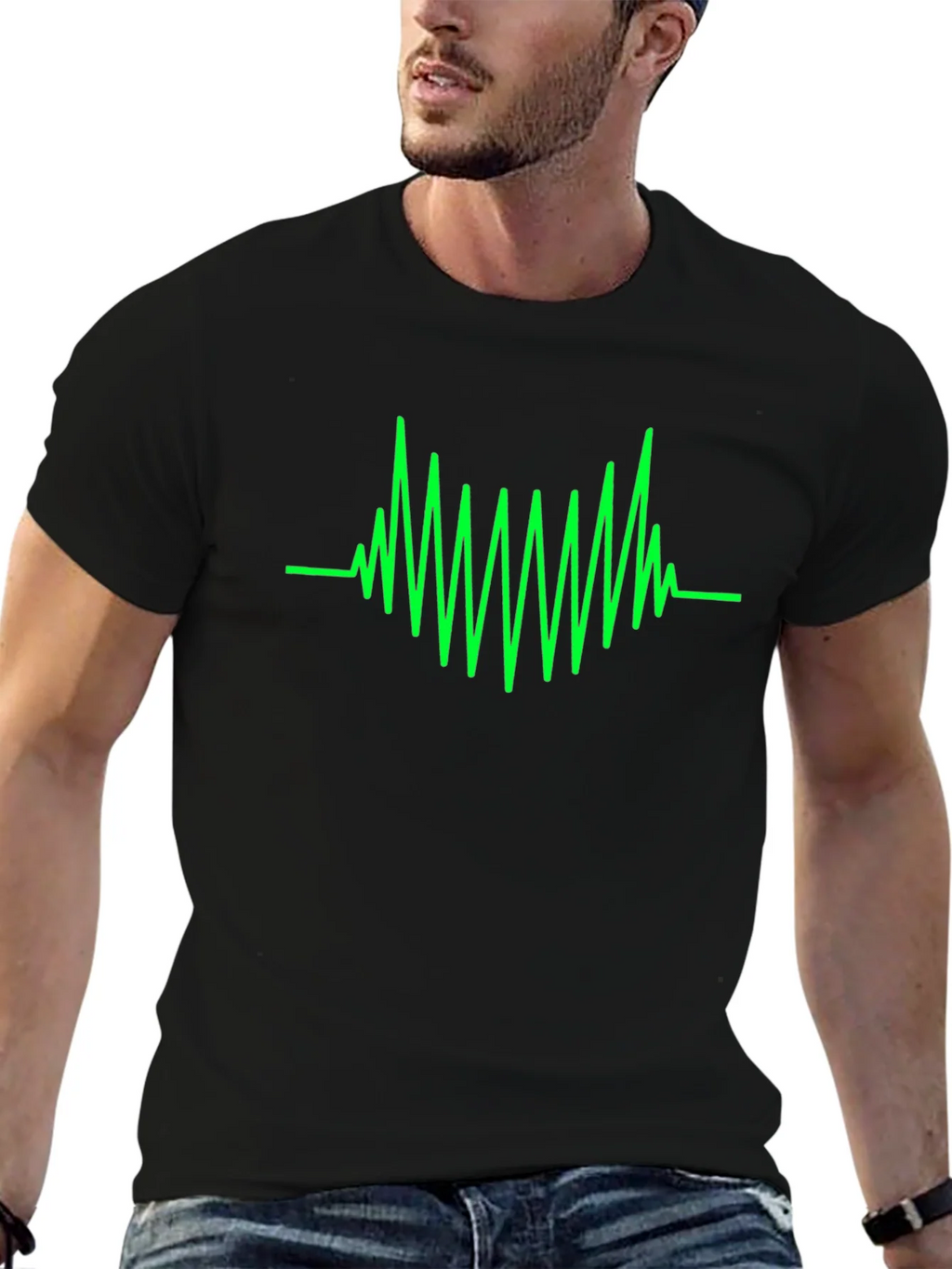 Electrocardiogram Graphic T-Shirt product image 6