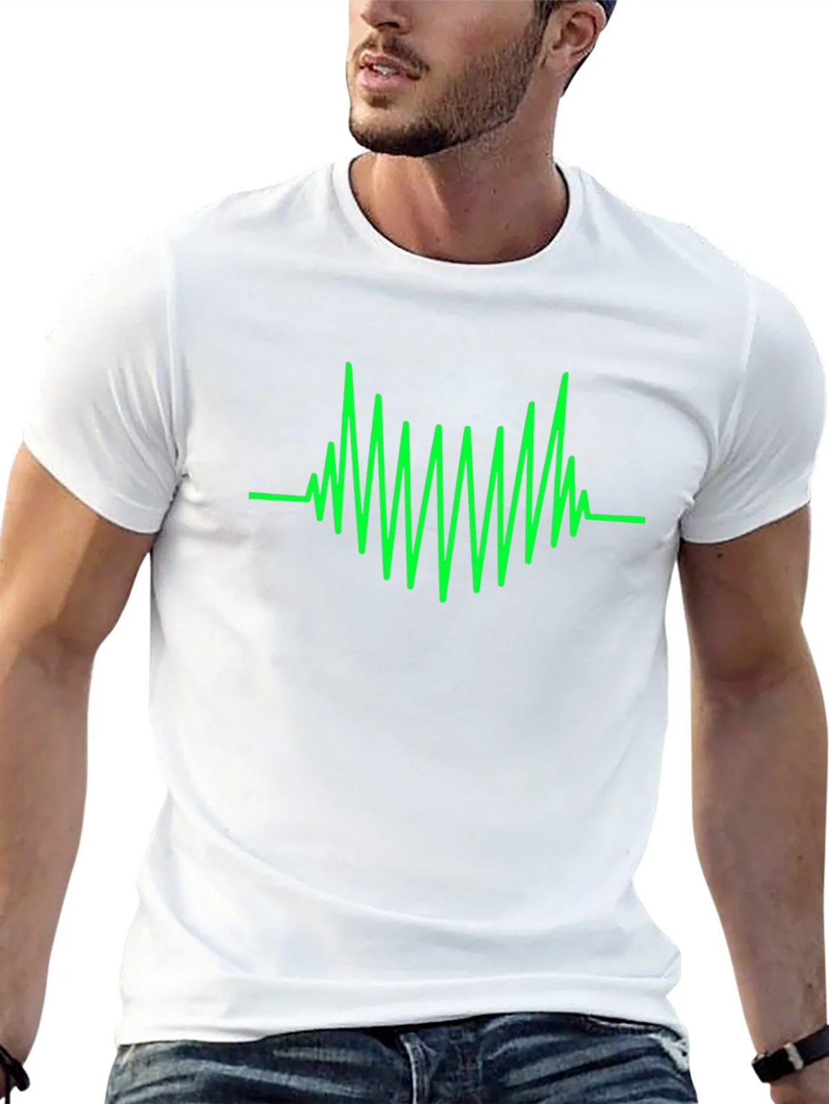 Electrocardiogram Graphic T-Shirt product image 12