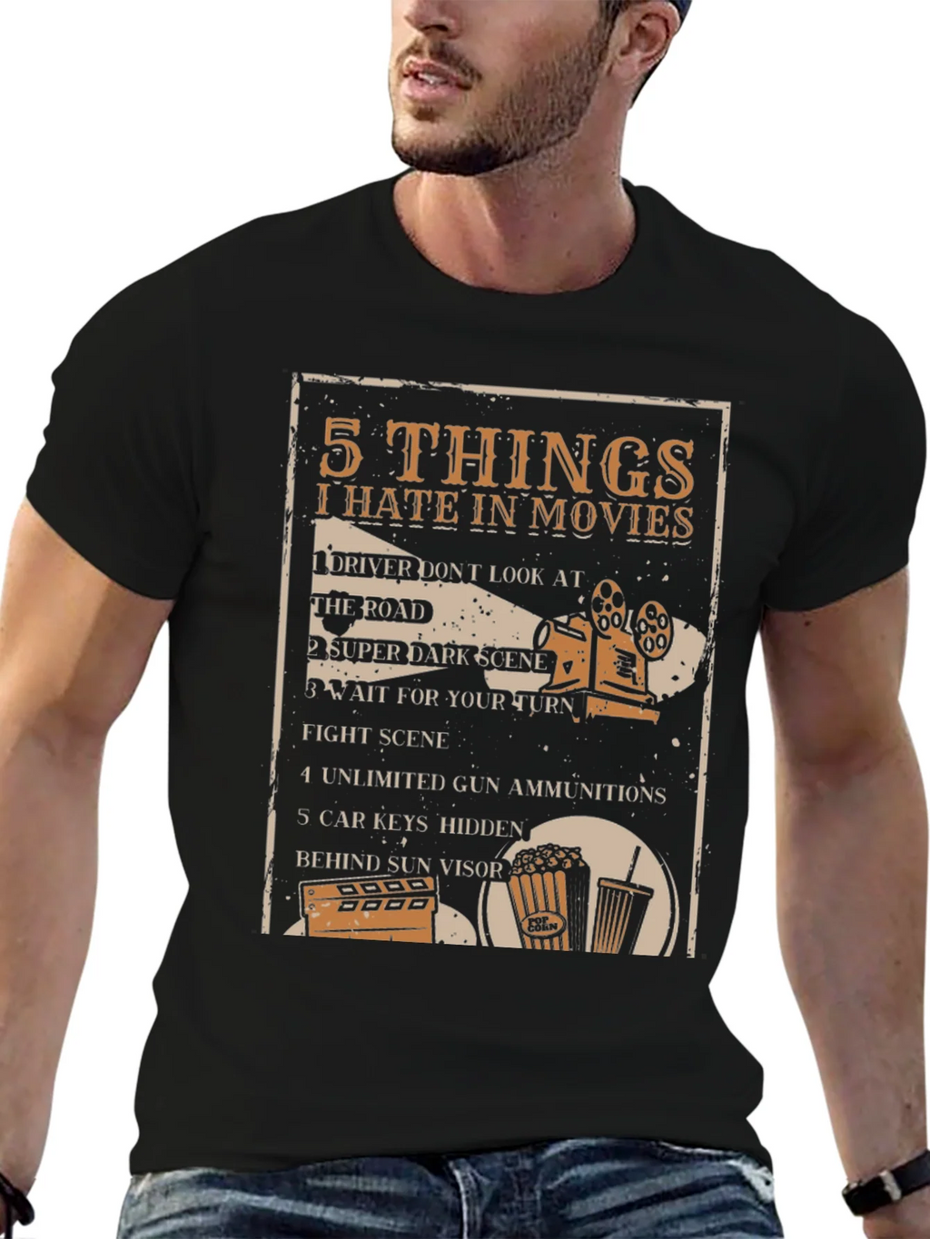 5 Things I Hate in Movies Graphic Tee product image 6