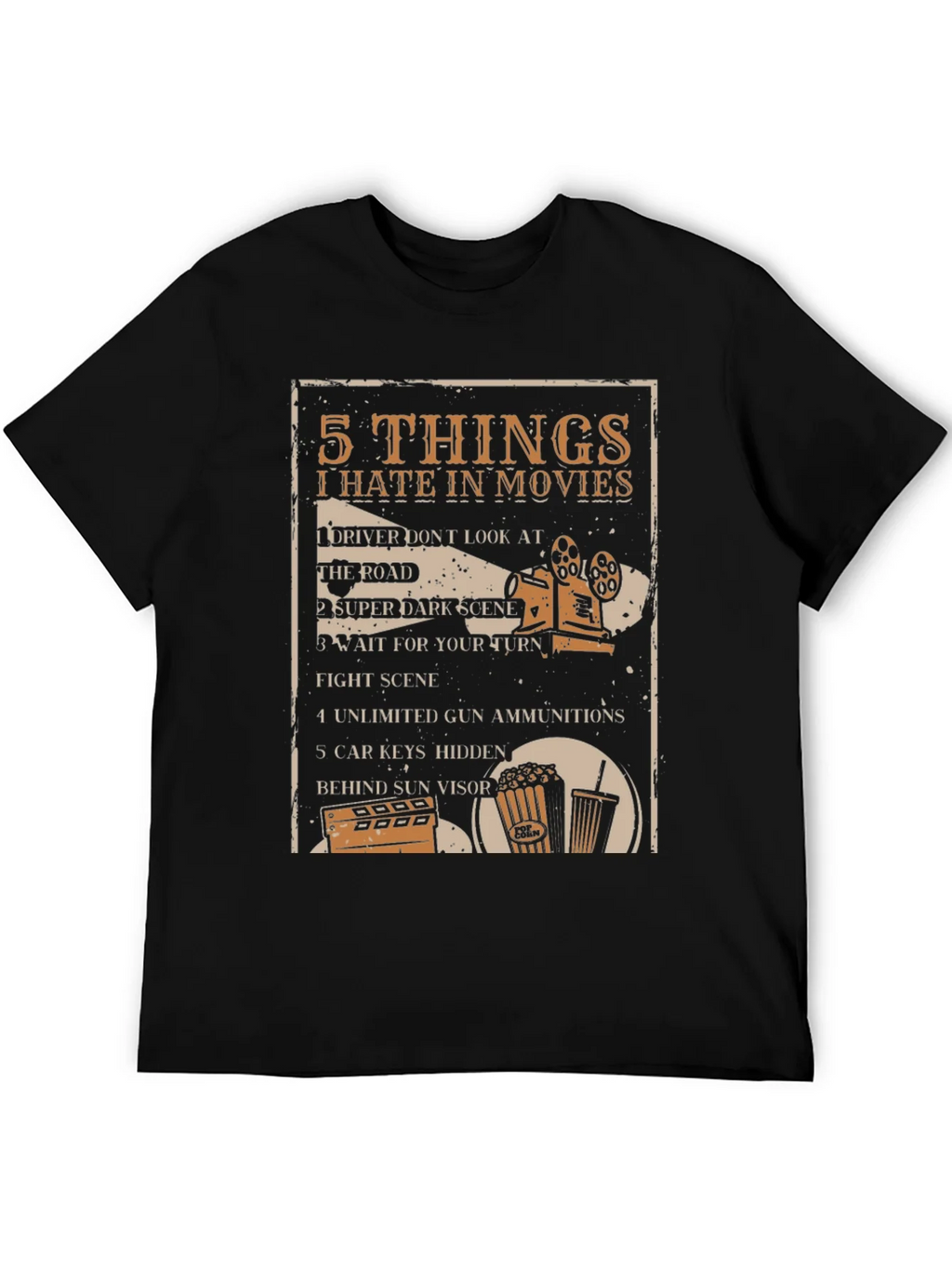 5 Things I Hate in Movies Graphic Tee product image 5