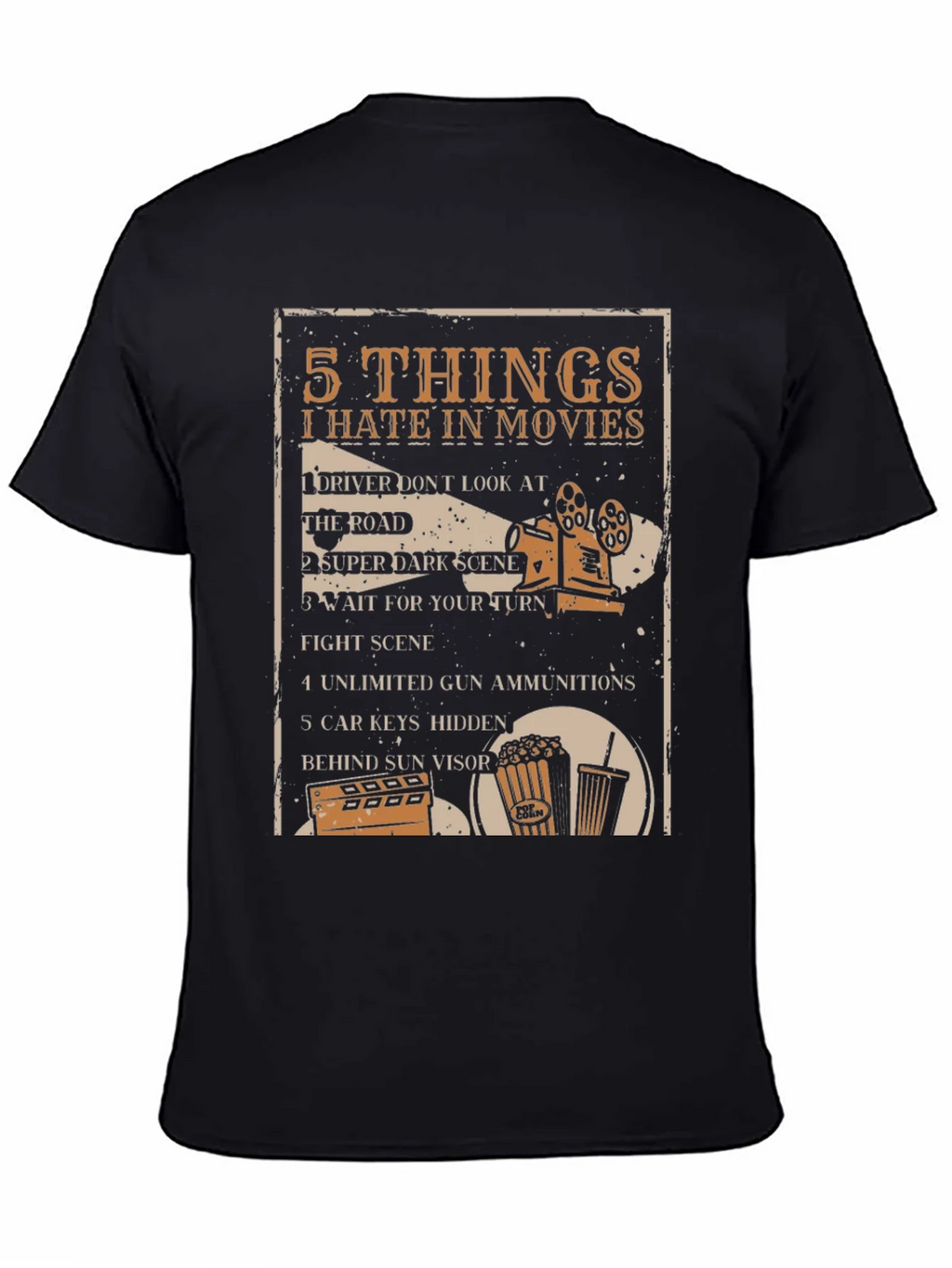 5 Things I Hate in Movies Graphic Tee product image 4