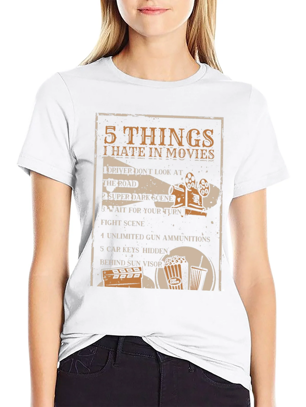 5 Things I Hate in Movies Graphic Tee product image 8