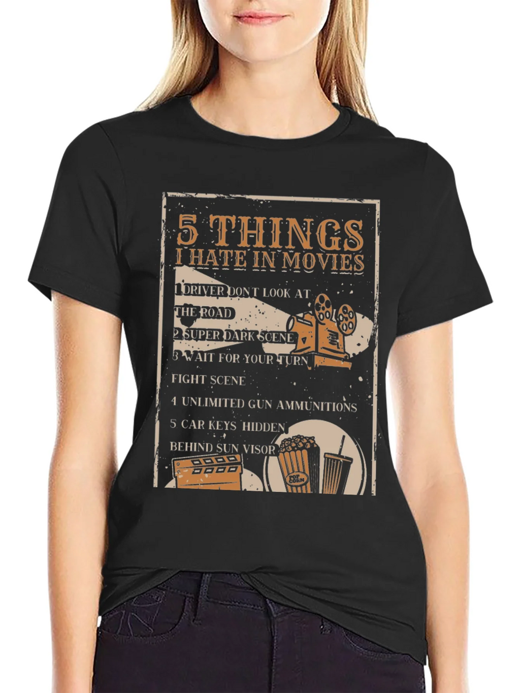 5 Things I Hate in Movies Graphic Tee product image 2