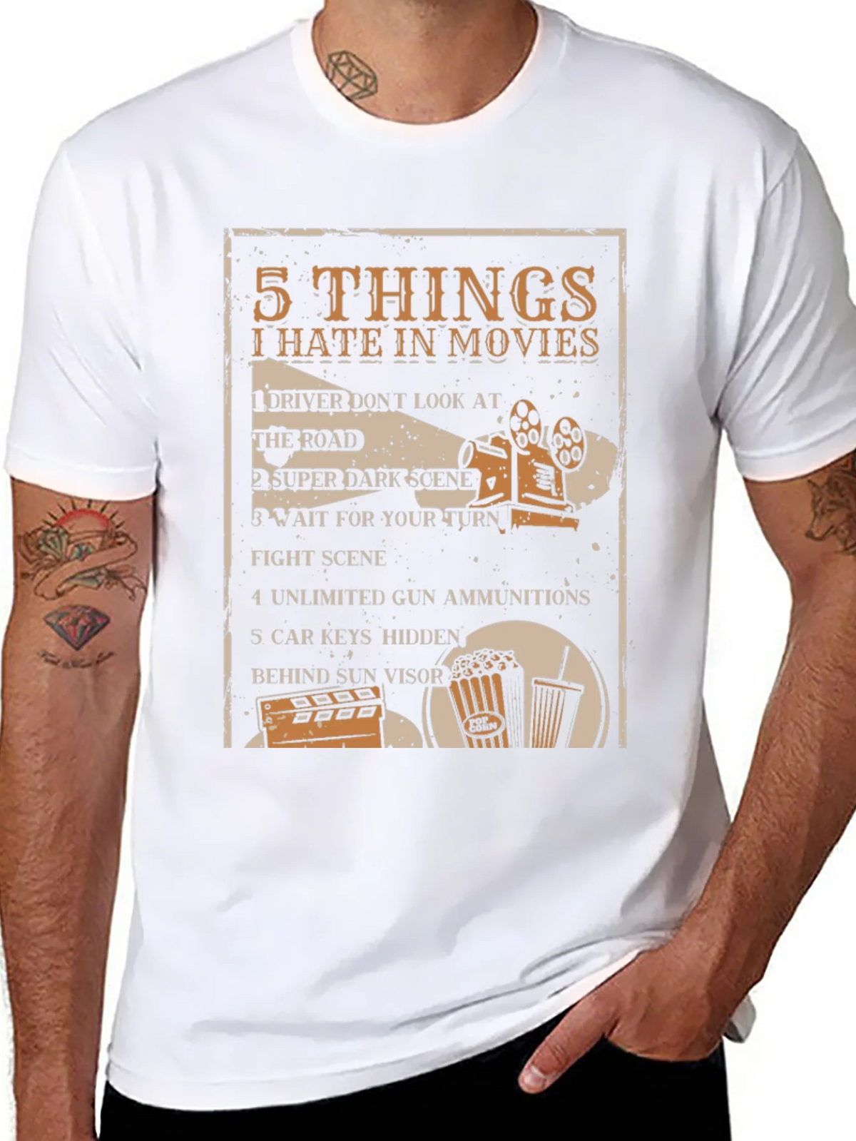 5 Things I Hate in Movies Graphic Tee product image 7