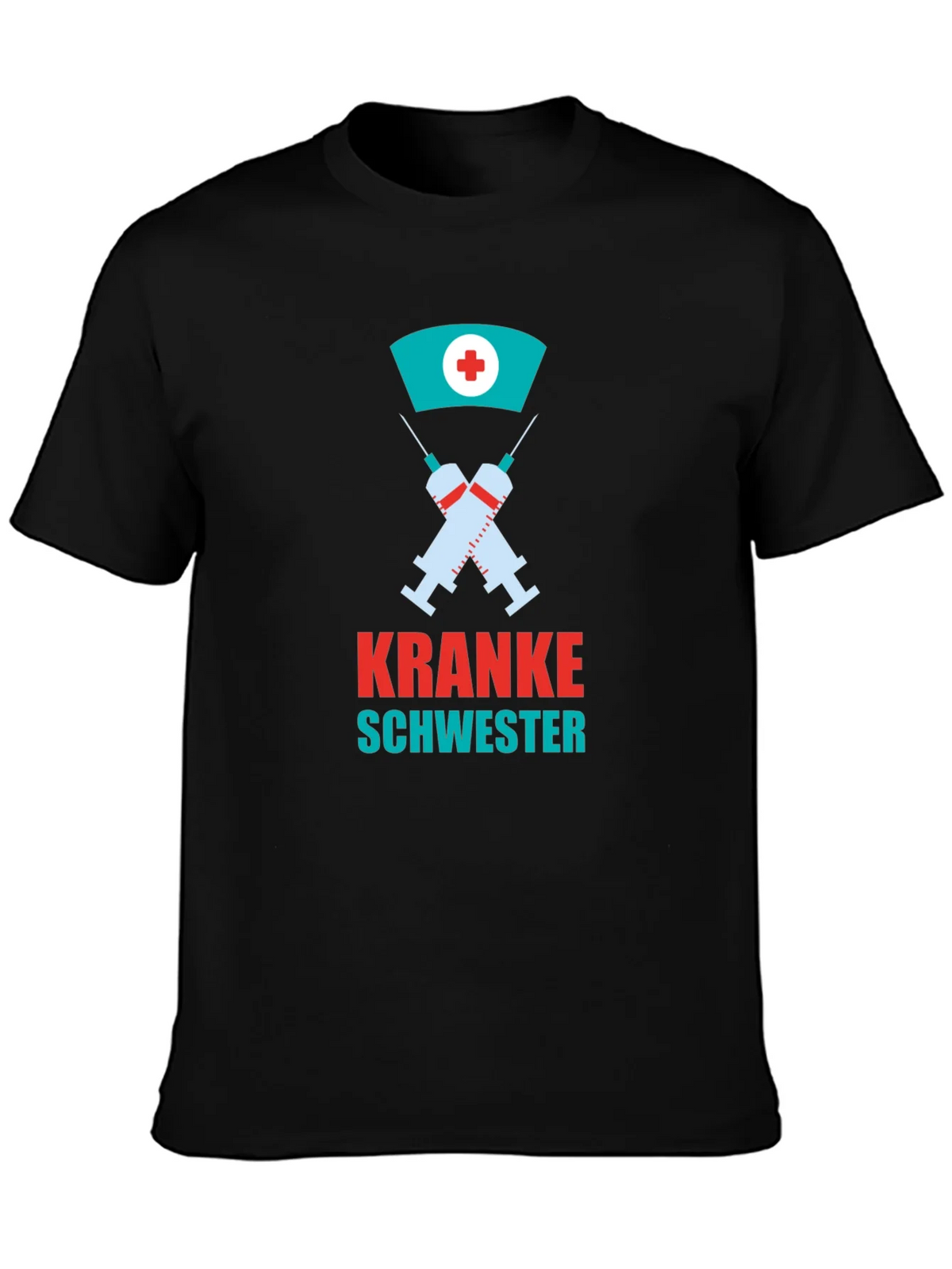Kranke Schwester Graphic Tee - Nurse Humor T-Shirt product image 3
