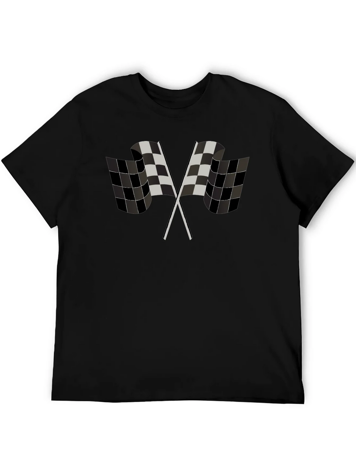 Checkered Flag Graphic Tee - Racing Fan Apparel product image 5