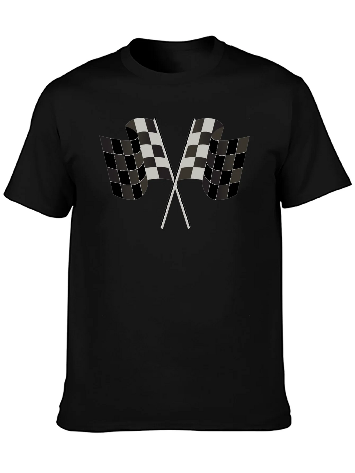 Checkered Flag Graphic Tee - Racing Fan Apparel product image 3