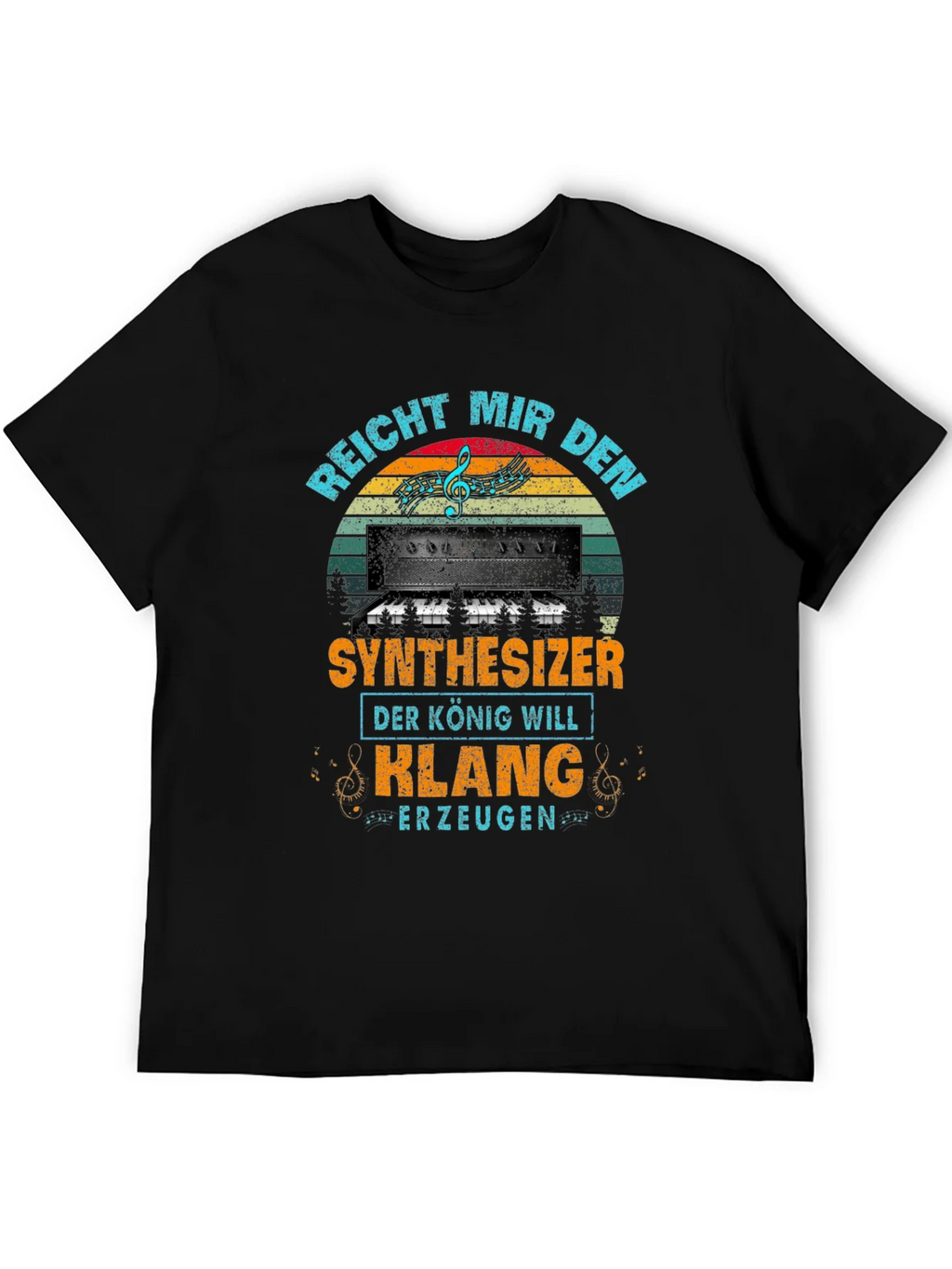 Synthesizer King T-Shirt - Music Lover Tee product image 5