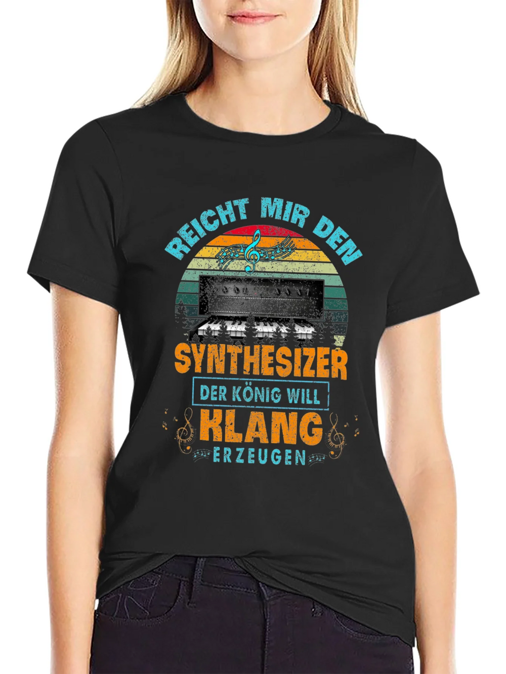 Synthesizer King T-Shirt - Music Lover Tee product image 2
