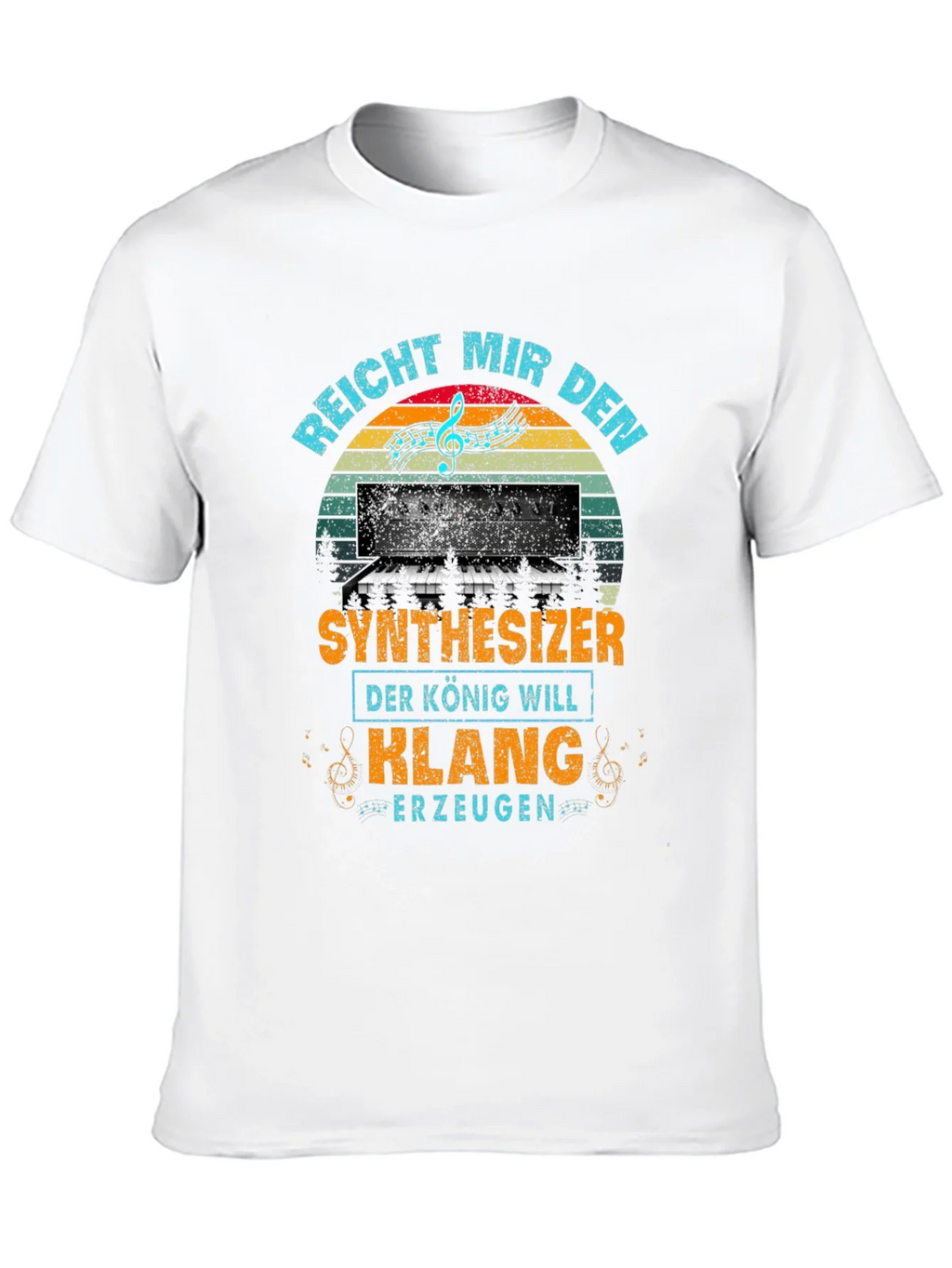 Synthesizer King T-Shirt - Music Lover Tee product image 9