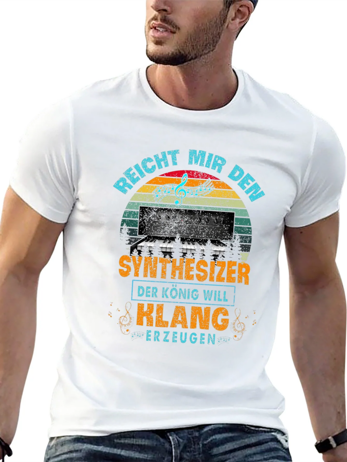 Synthesizer King T-Shirt - Music Lover Tee product image 12