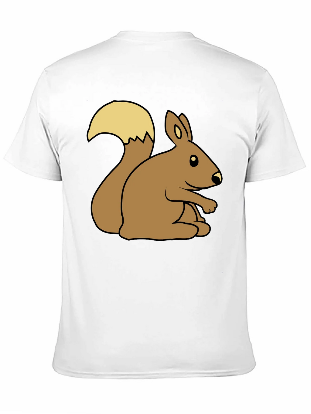 Cute Squirrel Graphic Tee - Unisex Black T-Shirt product image 10