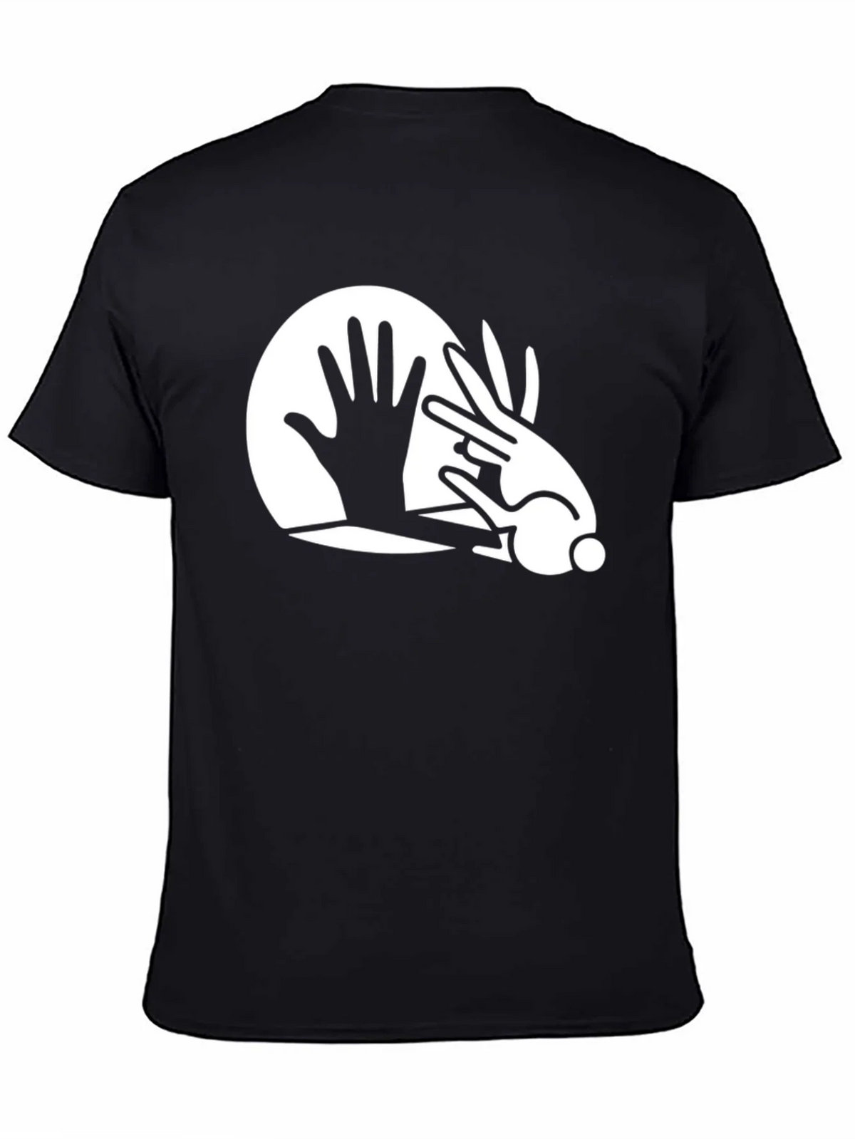 Magic Trick Tee: Hand & Rabbit Illusion Graphic T-Shirt product image 4