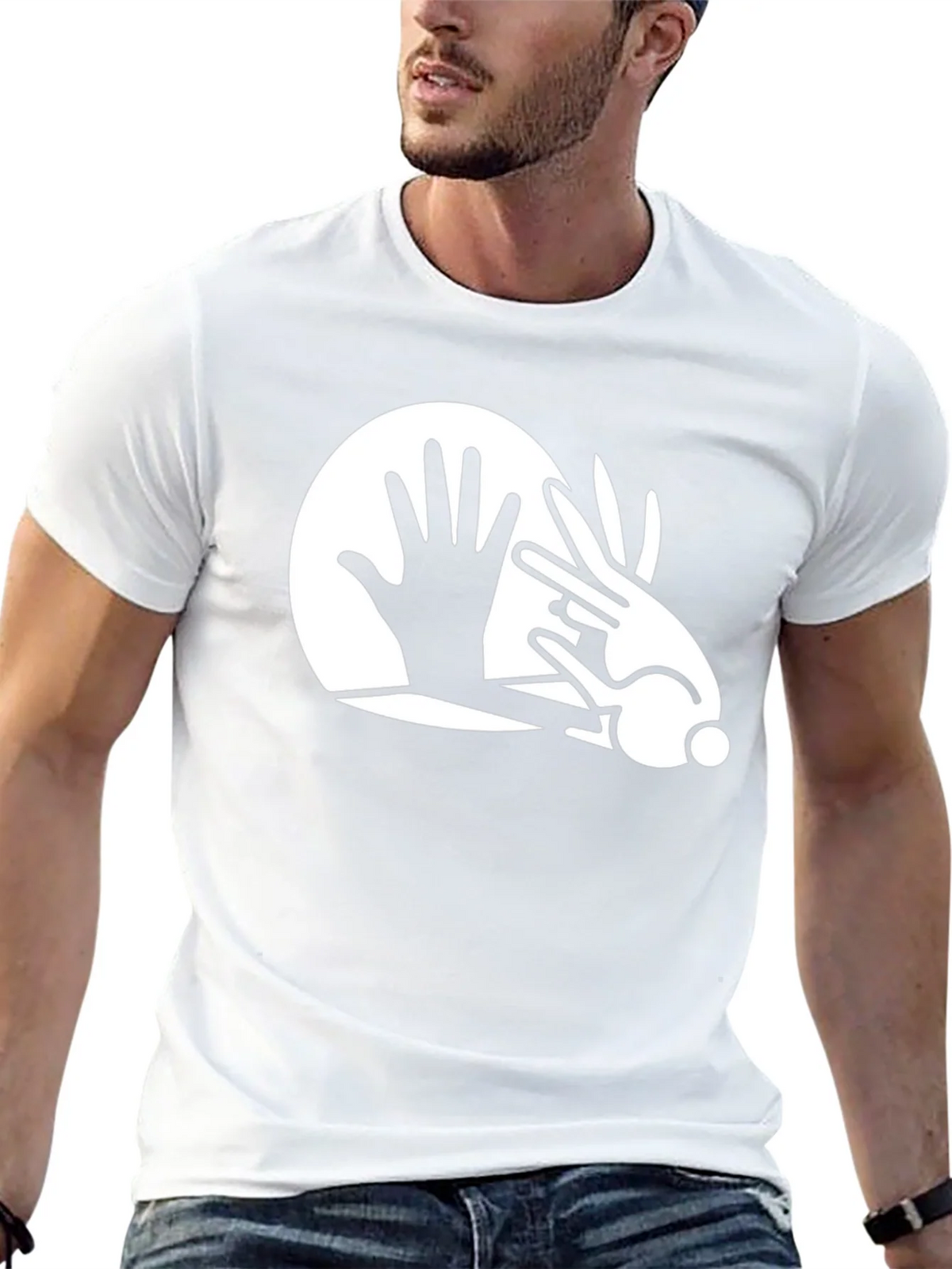 Magic Trick Tee: Hand & Rabbit Illusion Graphic T-Shirt product image 12
