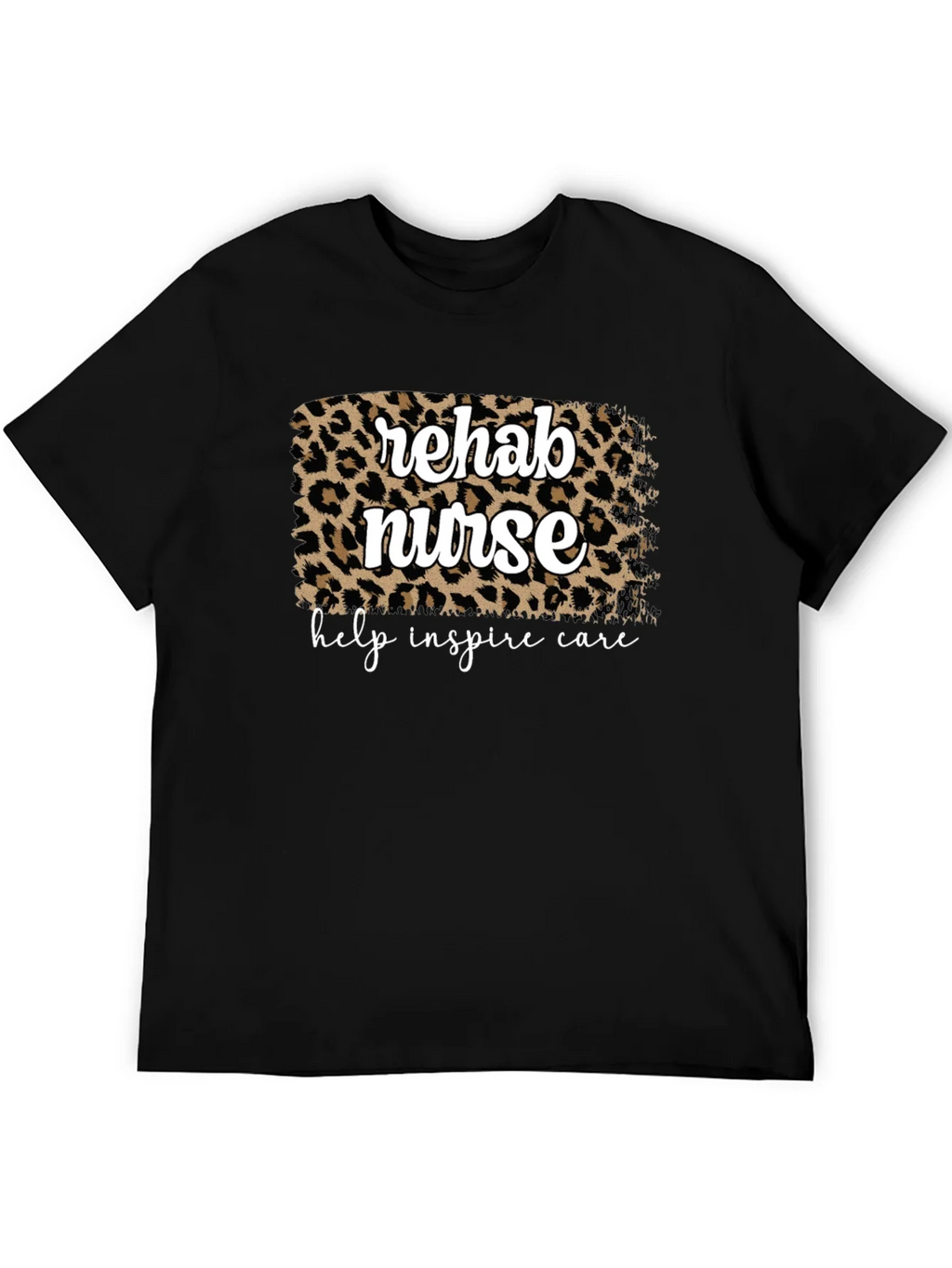 Rehab Nurse Leopard Print T-Shirt product image 5
