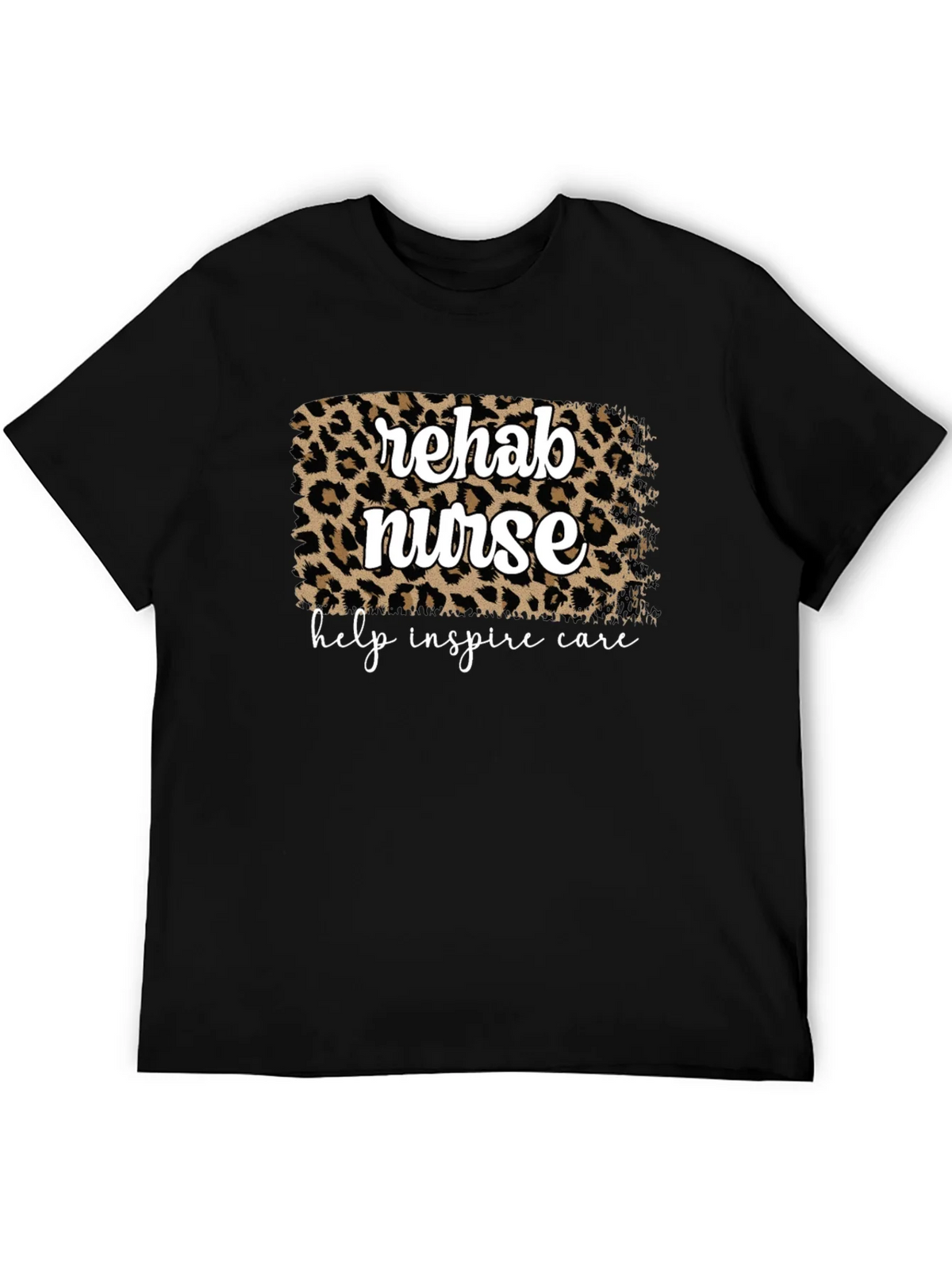 Rehab Nurse Leopard Print T-Shirt product image 5