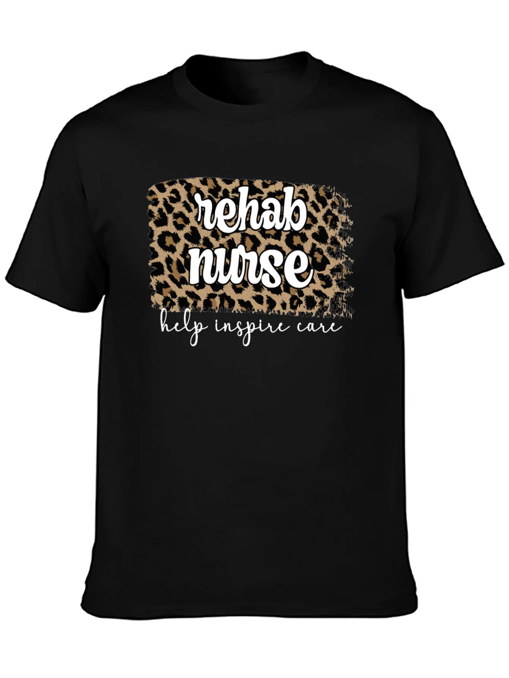 Rehab Nurse Leopard Print T-Shirt product image 3