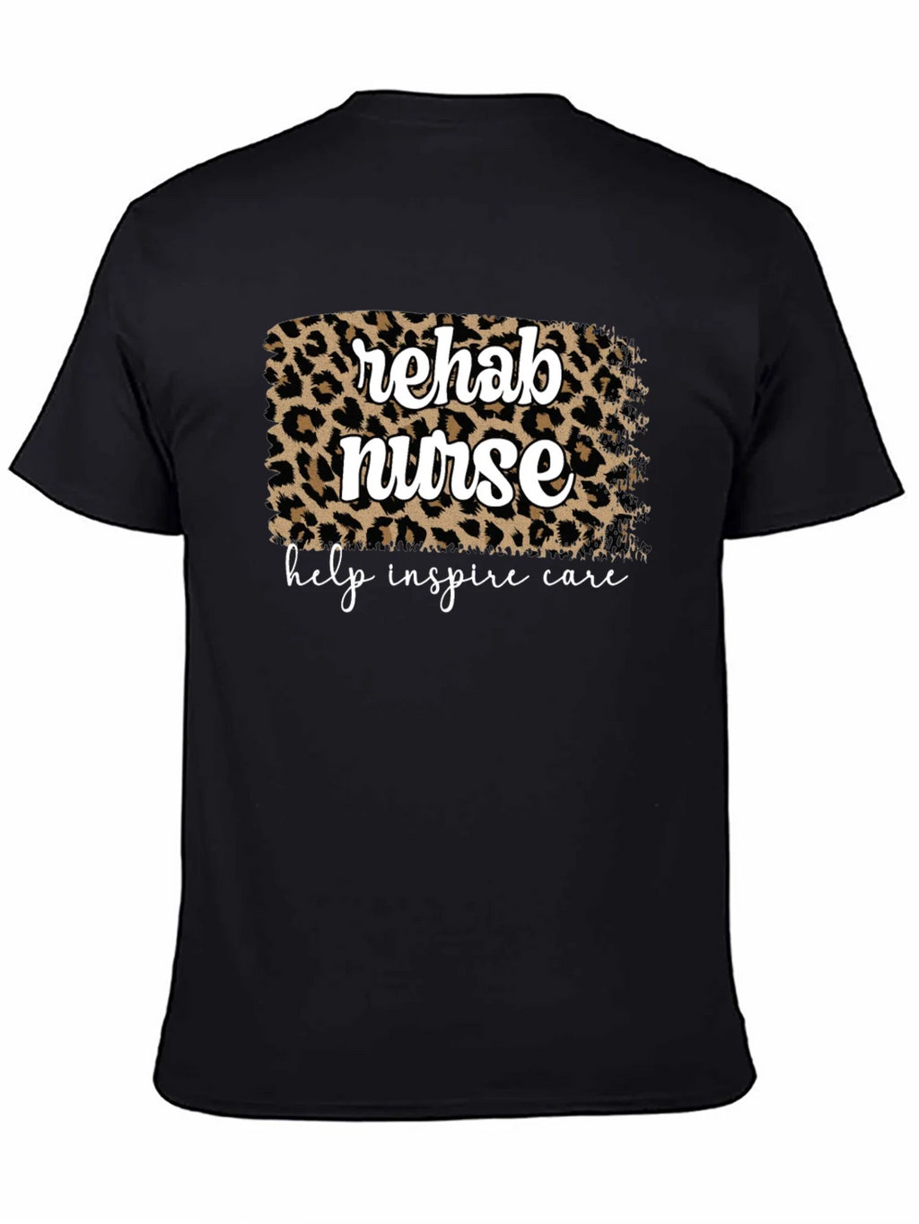 Rehab Nurse Leopard Print T-Shirt product image 4