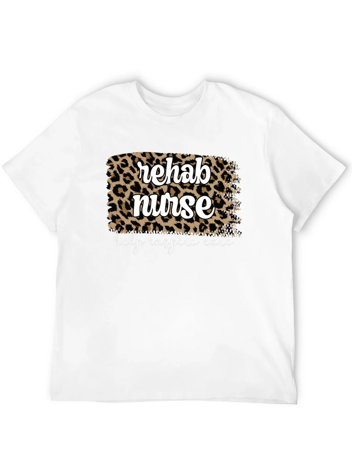 Rehab Nurse Leopard Print T-Shirt product image 11