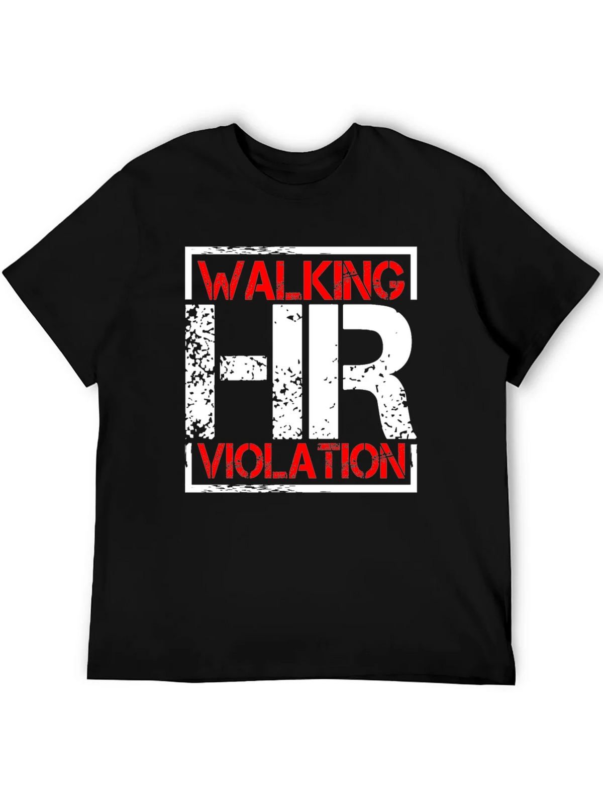 Walking HR Violation Graphic Tee - Novelty T-Shirt product image 5