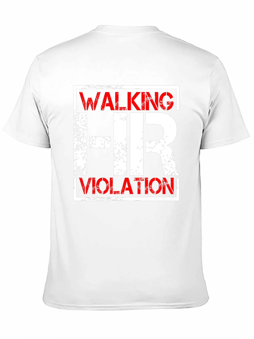 Walking HR Violation Graphic Tee - Novelty T-Shirt product image 10