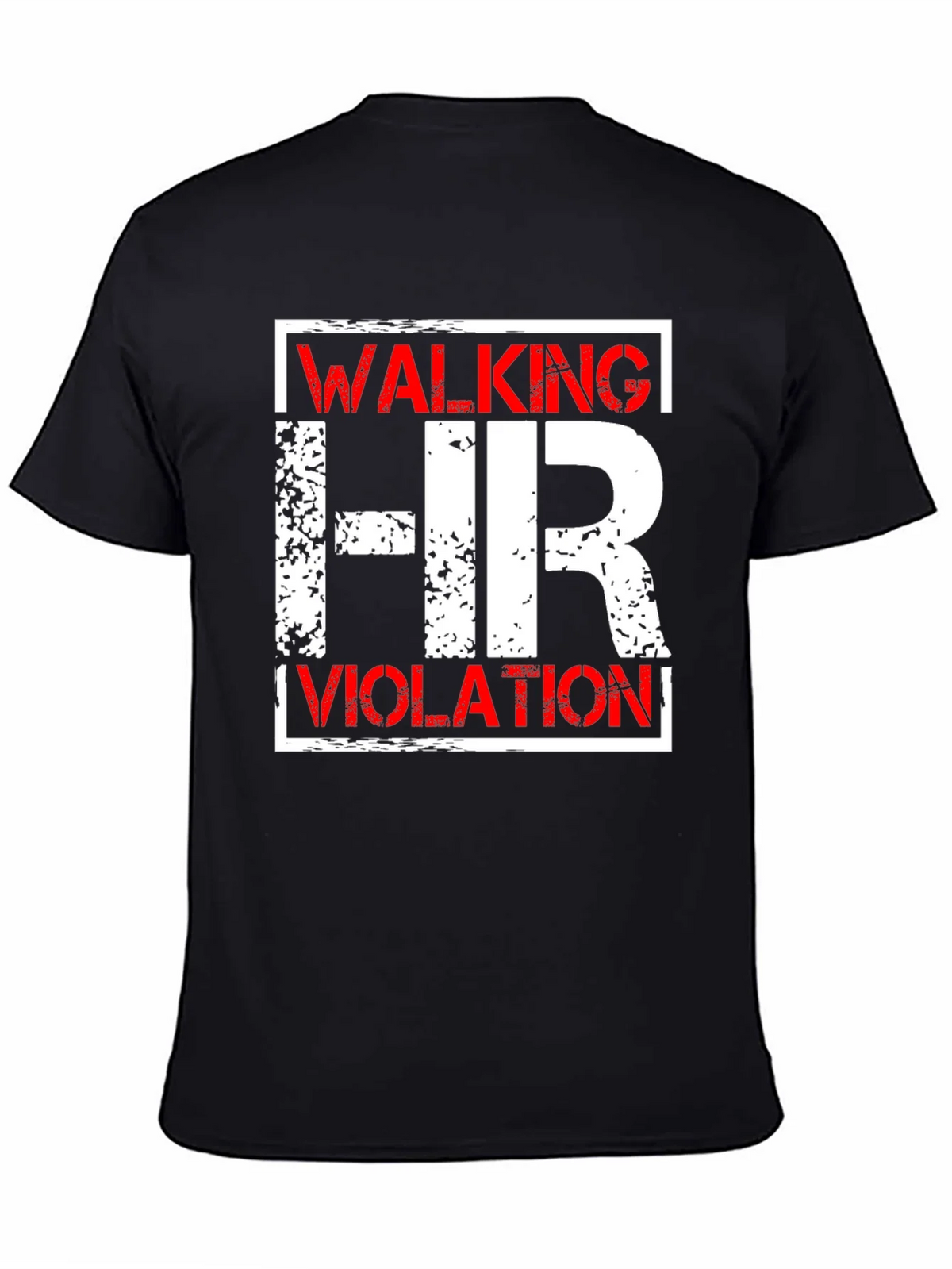 Walking HR Violation Graphic Tee - Novelty T-Shirt product image 4