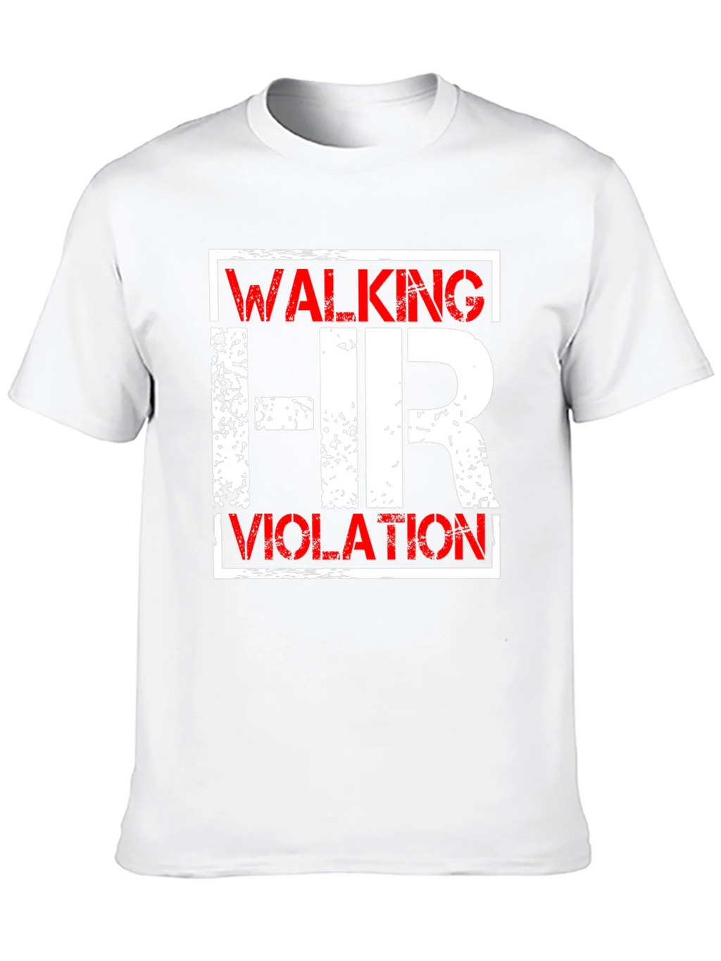 Walking HR Violation Graphic Tee - Novelty T-Shirt product image 9