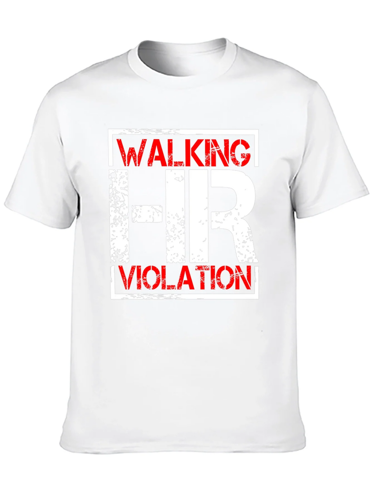 Walking HR Violation Graphic Tee - Novelty T-Shirt product image 9