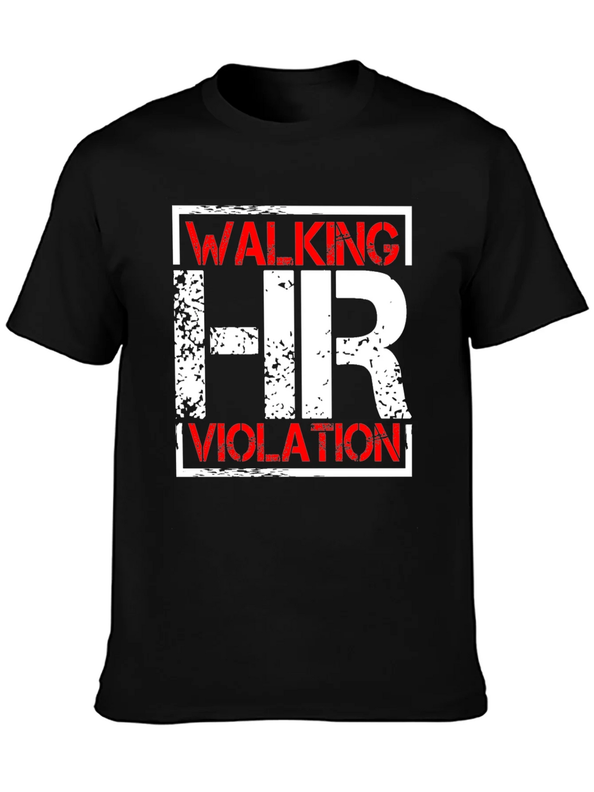 Walking HR Violation Graphic Tee - Novelty T-Shirt product image 3