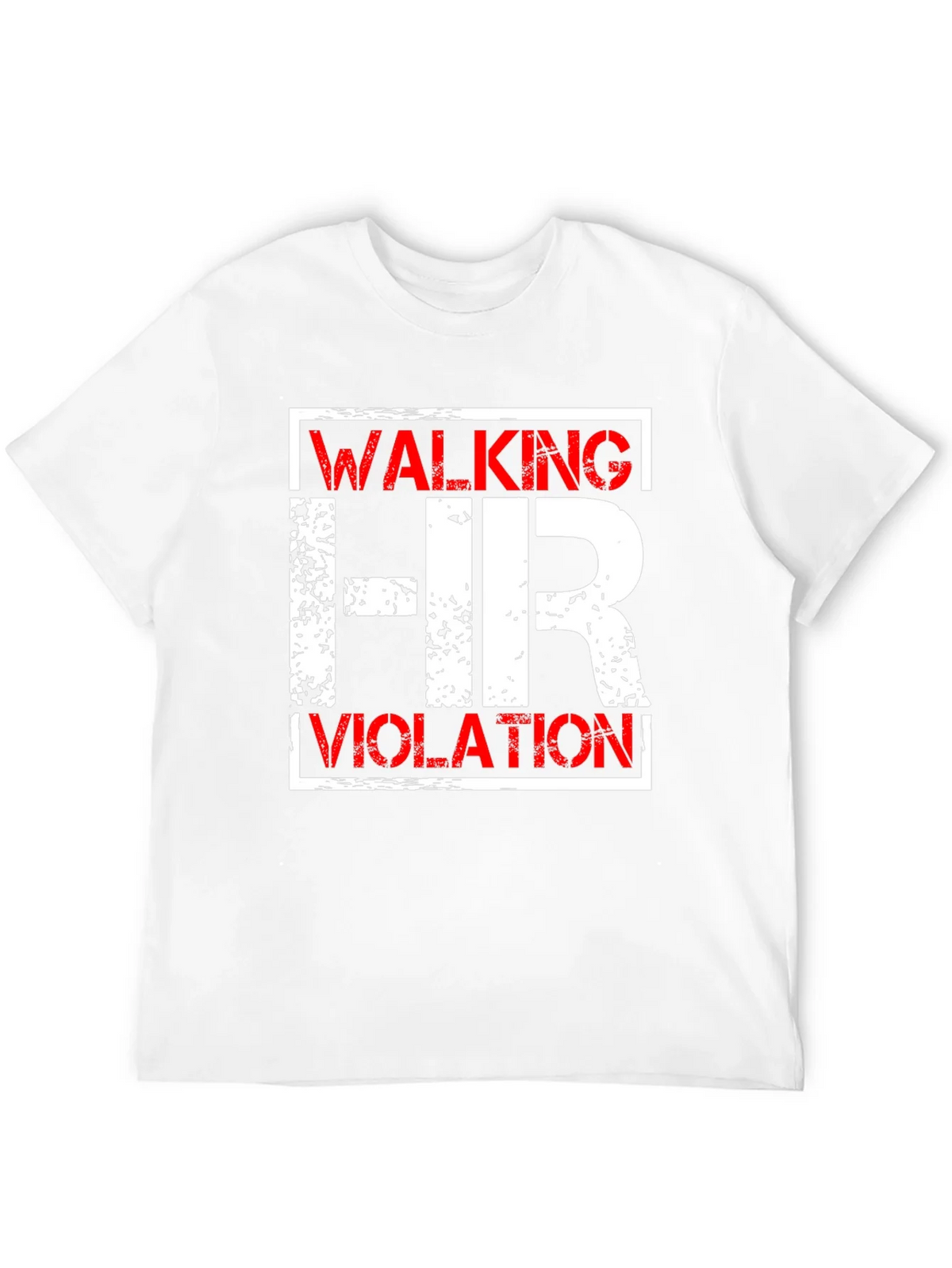 Walking HR Violation Graphic Tee - Novelty T-Shirt product image 11